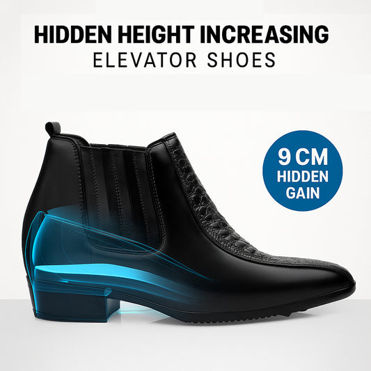3.5 Inches/9cm Invisible Height Increasing Shoes for Men