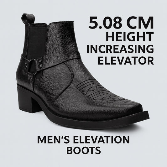 Bxxy Men’s 2 Inch Height Increasing Boots