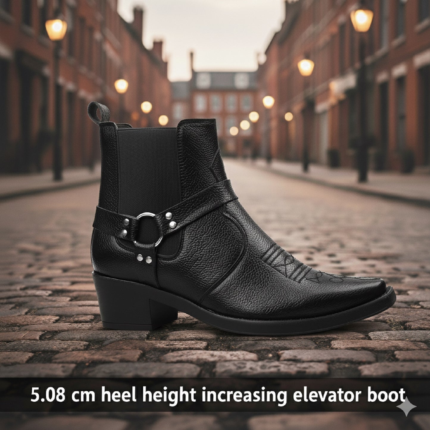 Bxxy Men’s 2 Inch Height Increasing Boots