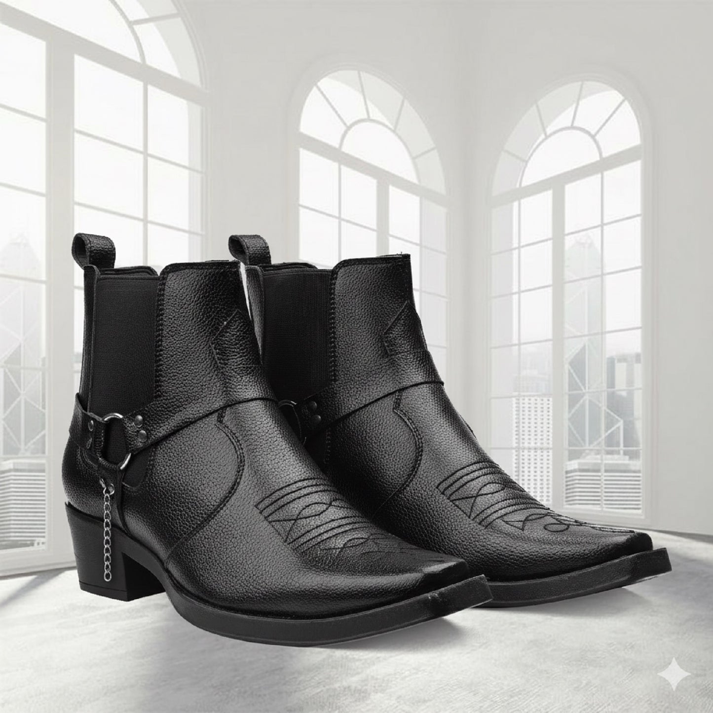 Bxxy Men’s 2 Inch Height Increasing Boots