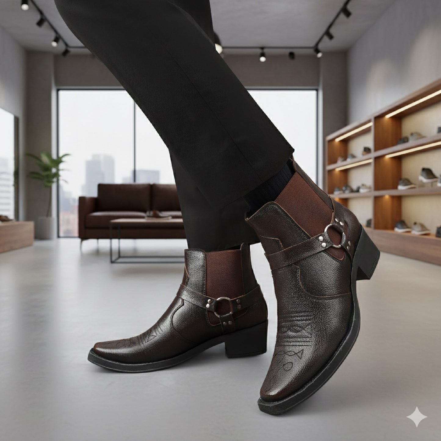 Bxxy Men’s 2 Inch Height Increasing Boots