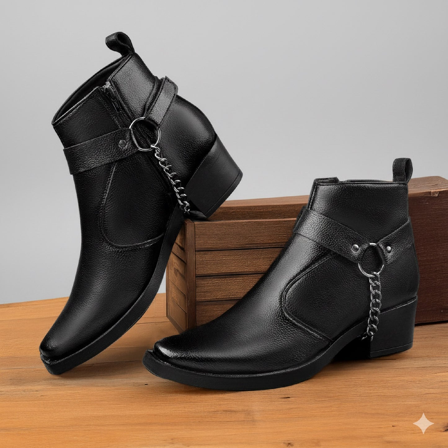 Stylish 2 Inches Heel Height Elevator Boots for Extra Confidence