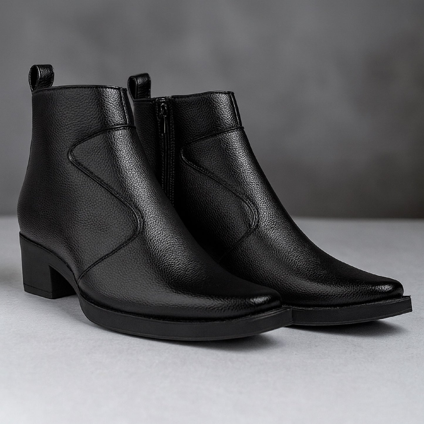 Bxxy Men’s 2 Inch Hidden Heel Height Increasing Boots