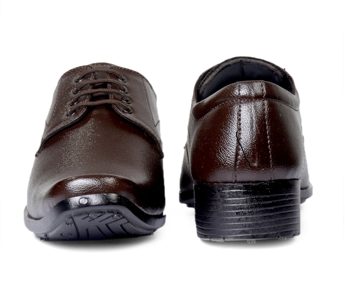 Men/s Formal Derby Faux Upper Office Wear Lace Up Black Shoes