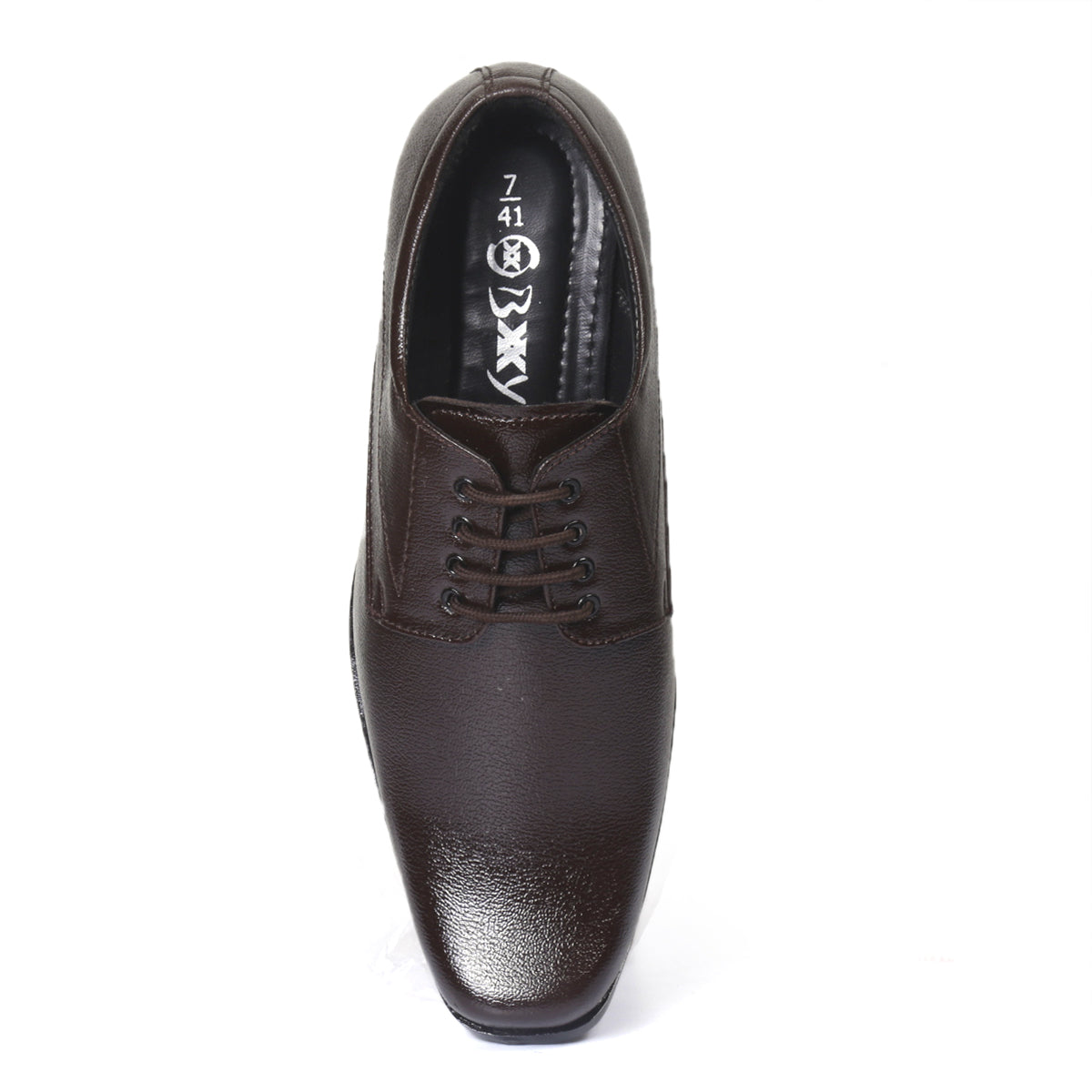Men/s Formal Derby Faux Upper Office Wear Lace Up Black Shoes