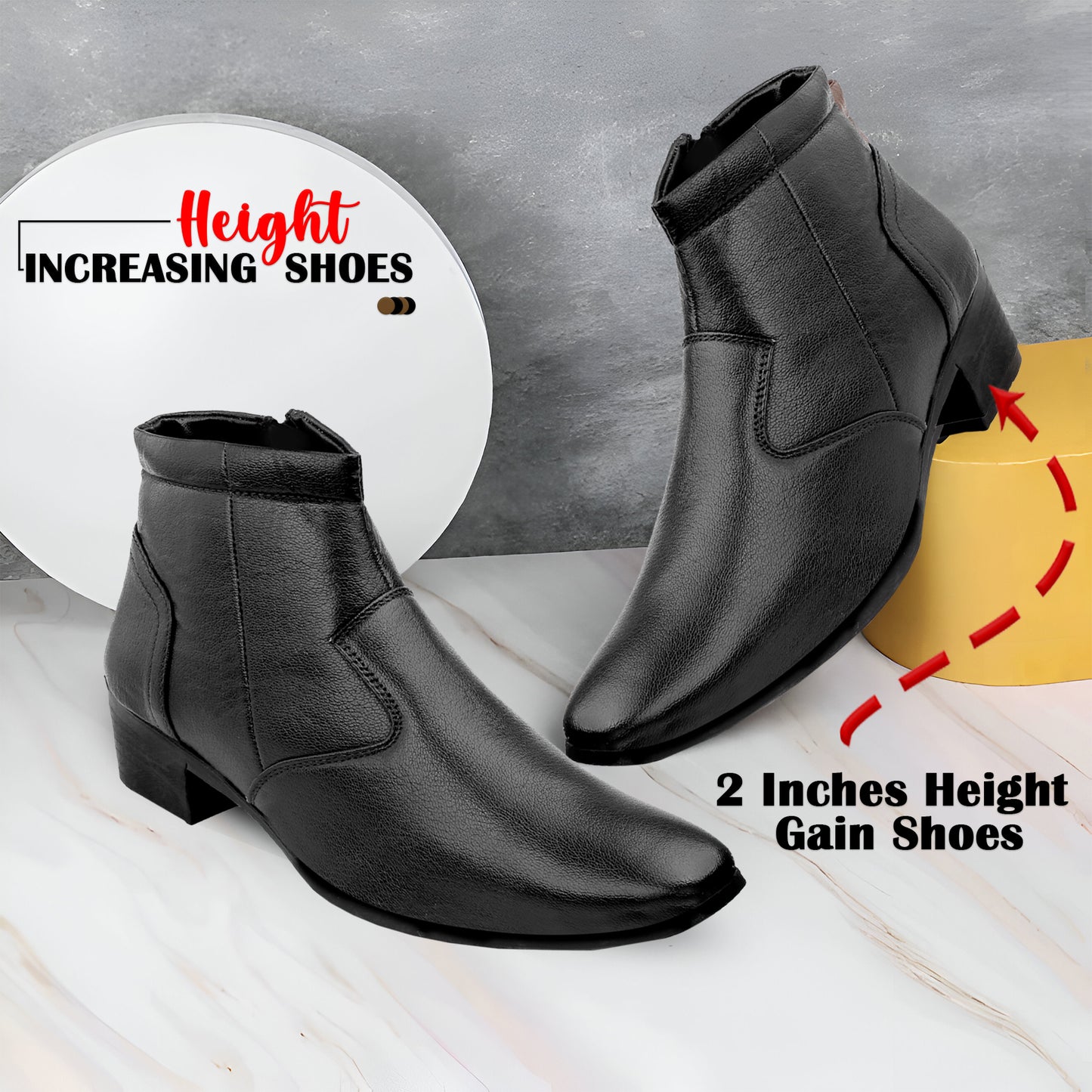 Bxxy Premium Collection Formal Zipper Boots For Men