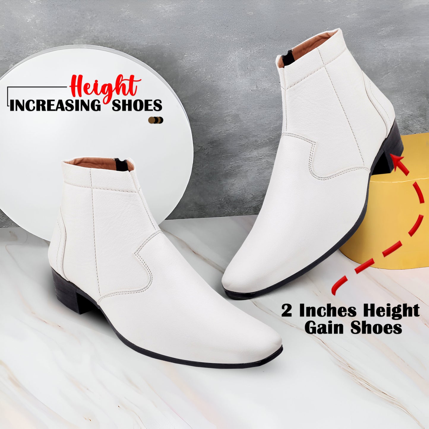 Bxxy Premium Collection Formal Zipper Boots For Men