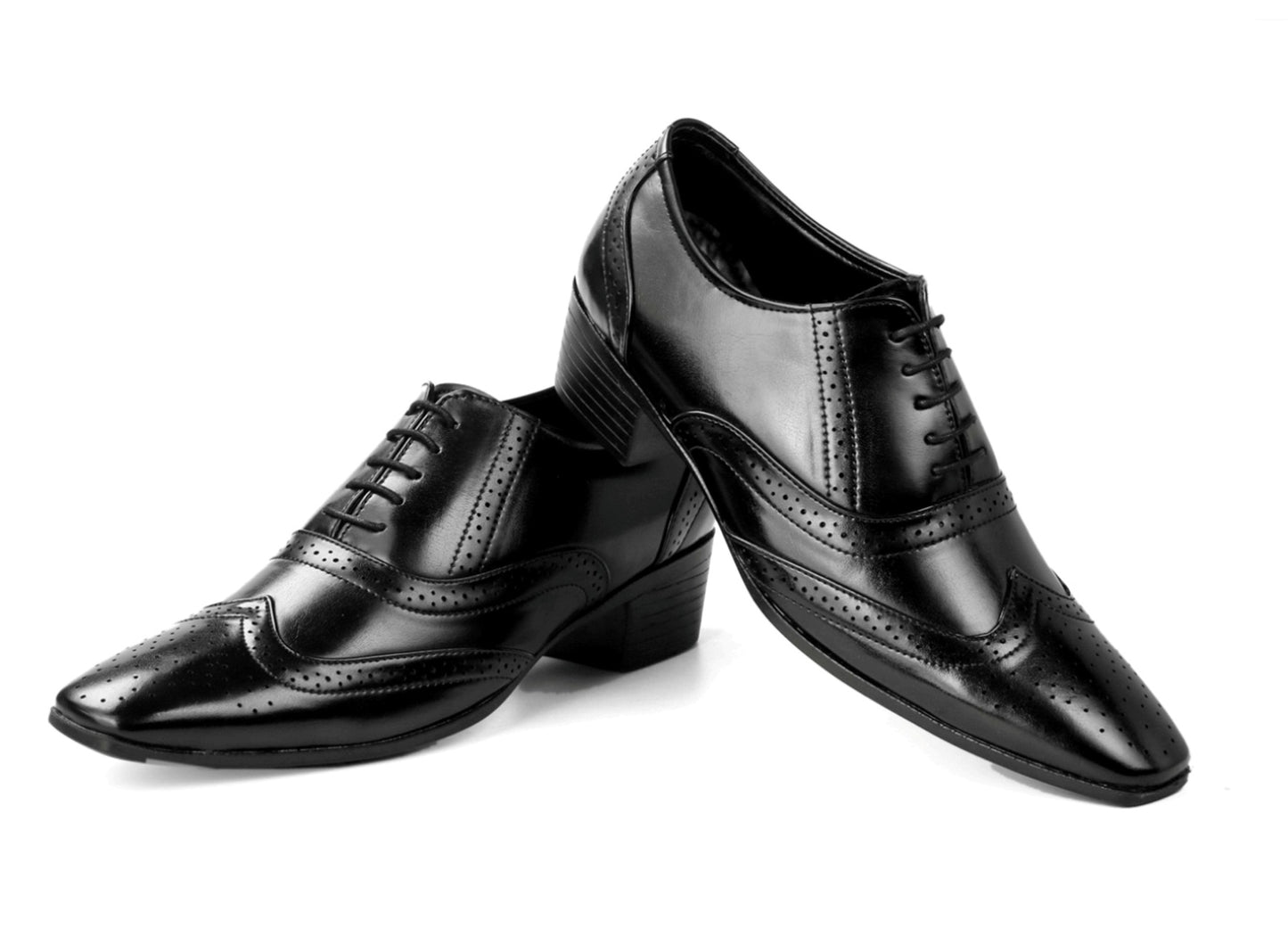 BXXY Height Increasing Formal And Office Wear Brogue Shoes For Men