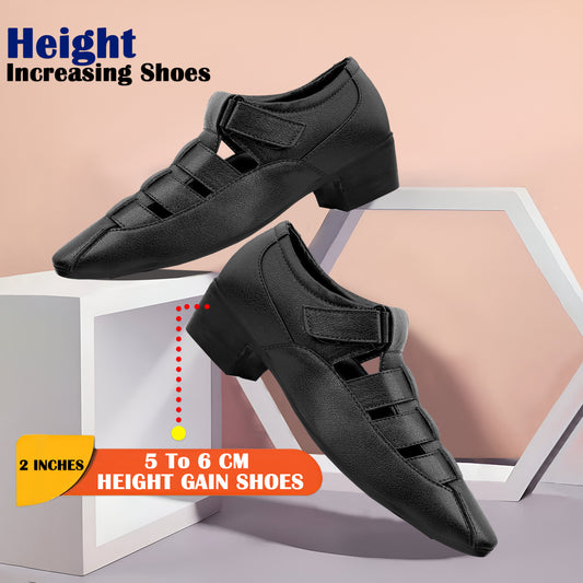 Bxxy Men's Height Increasing Formal Roman Sandals
