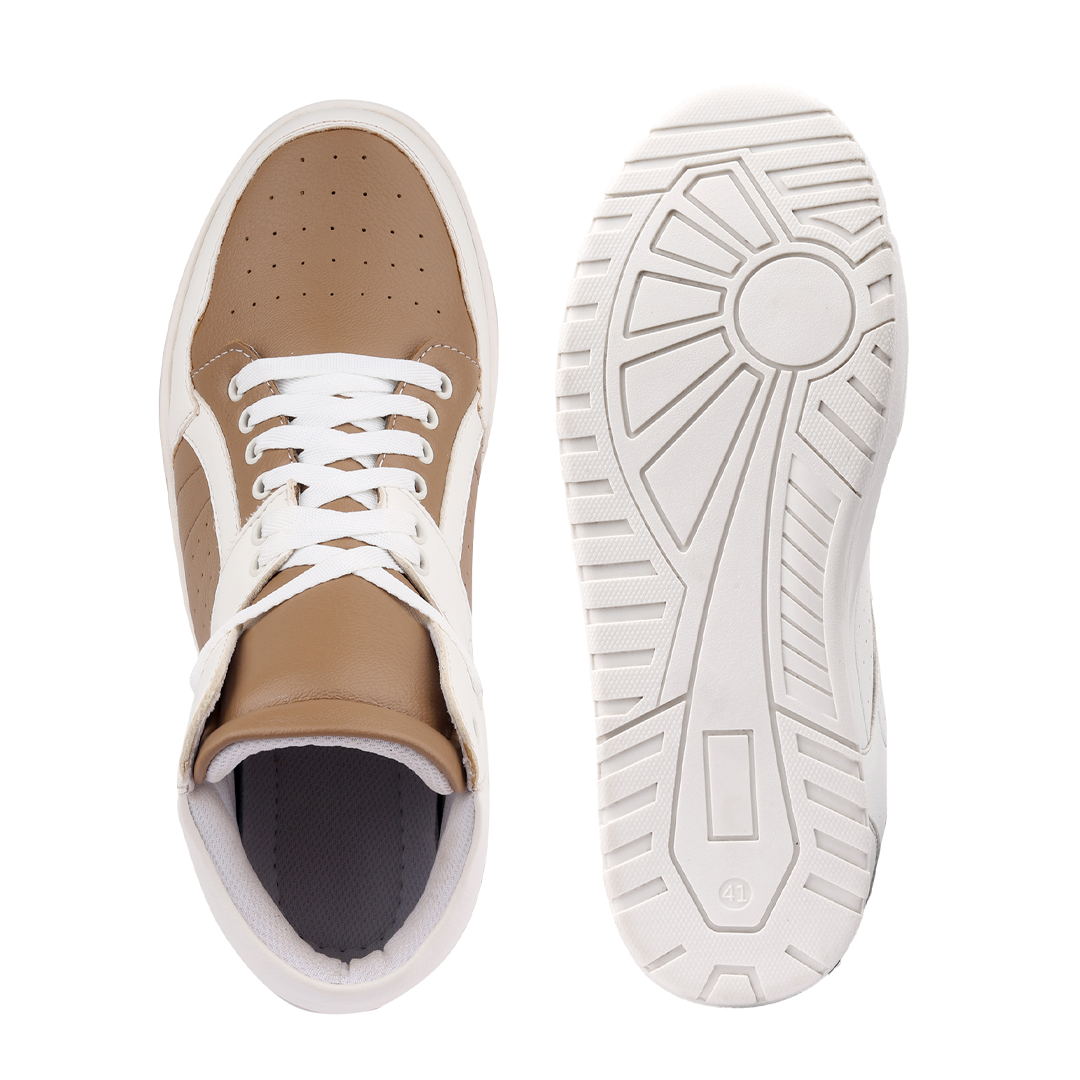 BXXY 9 CM Hidden Height Increasing Sneakers for Men - Beige