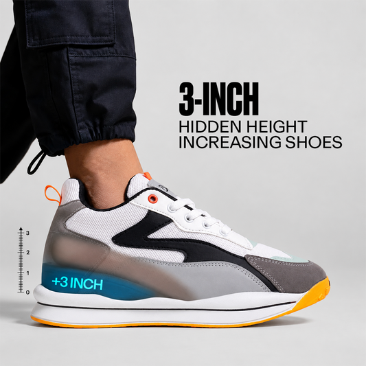 Casual Sports Lace-Up Shoes - 3-Inch (7.62CM)