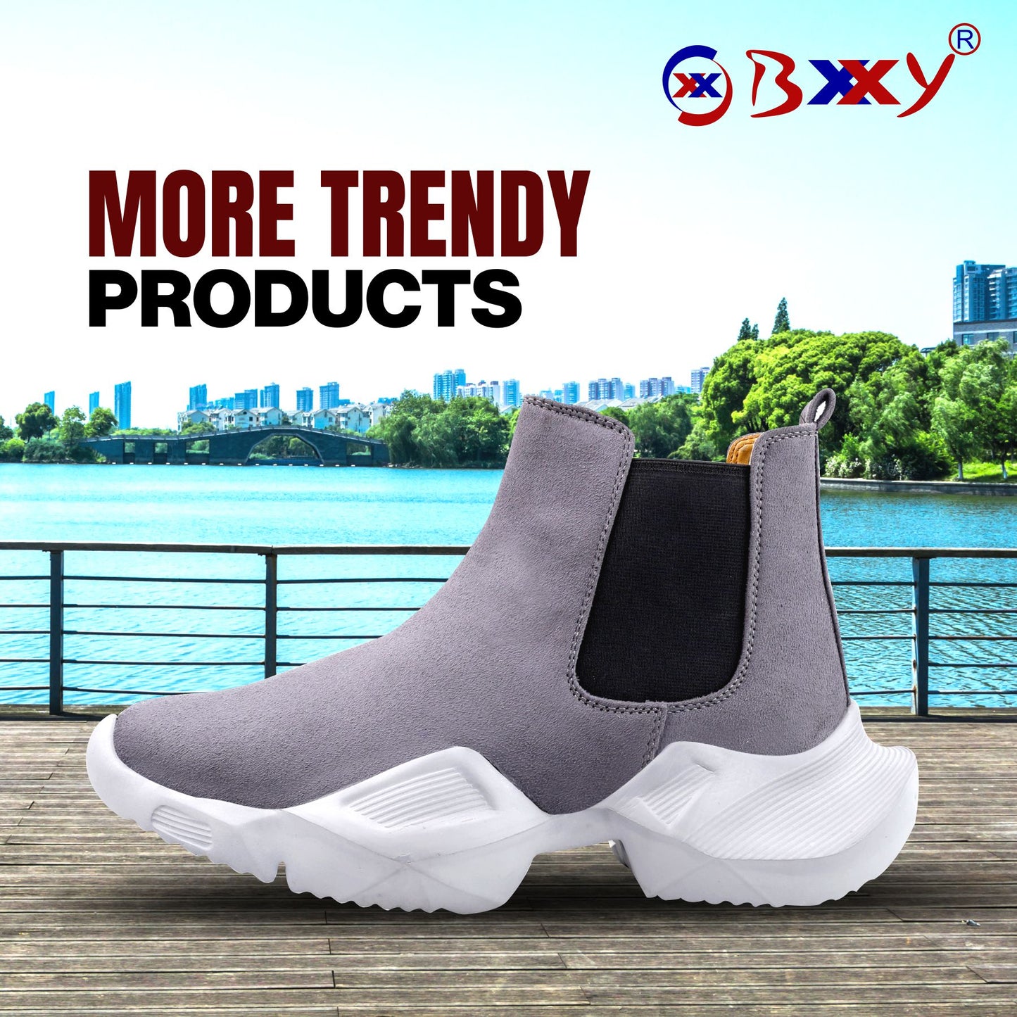BXXY Suede Material Latest Casual Chelsea Boot For Men