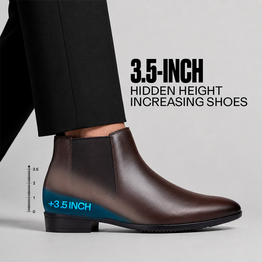 Chelsea Boots Brown – 3.5 inches (9CM)