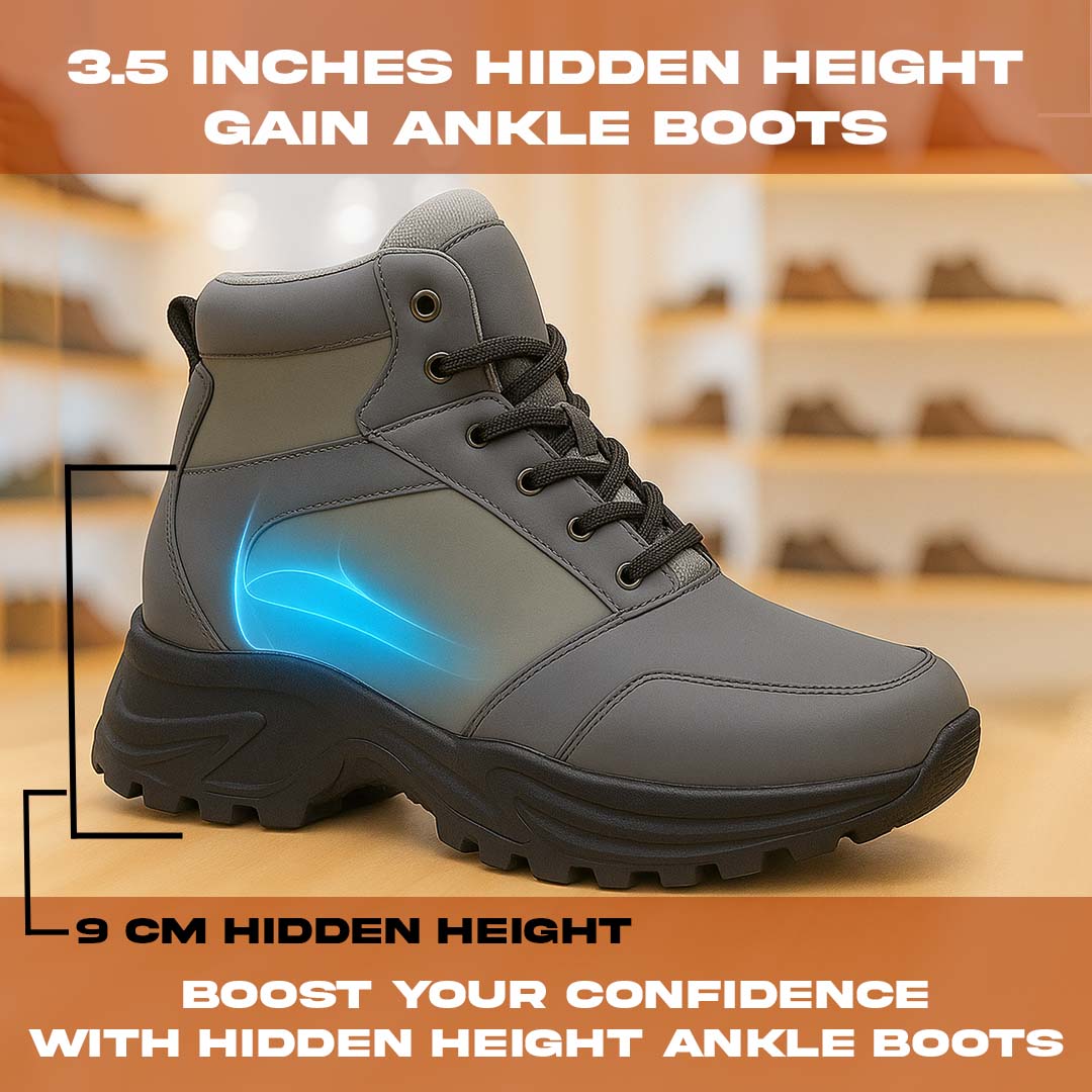 Stylish 3.5 Inches (9CM) Lift Shoes for Men