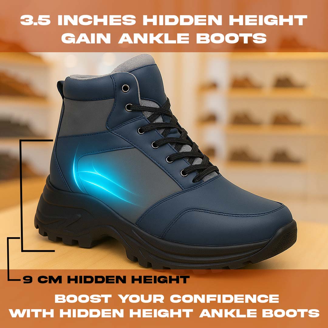 Stylish 3.5 Inches (9CM) Lift Shoes for Men