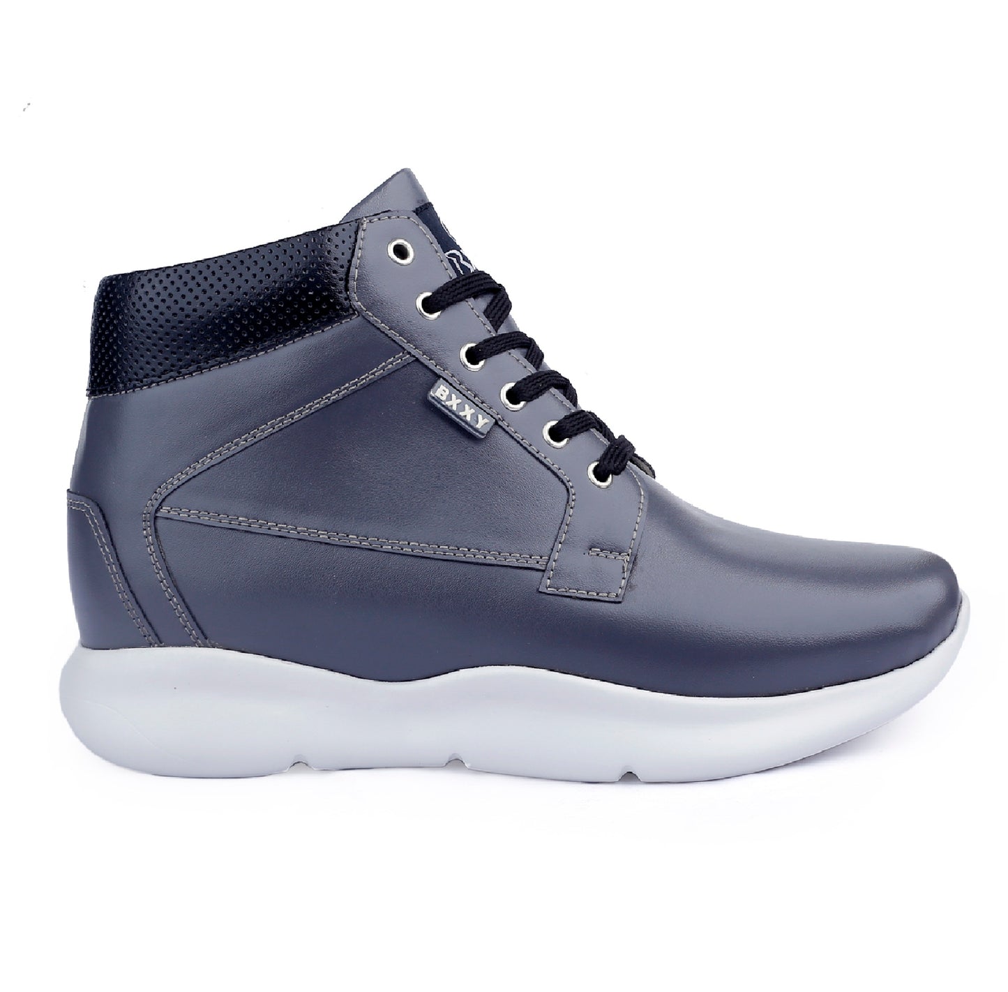 Bxxy's Men 3 Inch Hidden Height Increasing/Elevator Casual Lace-up Outdoor Sneaker Boot