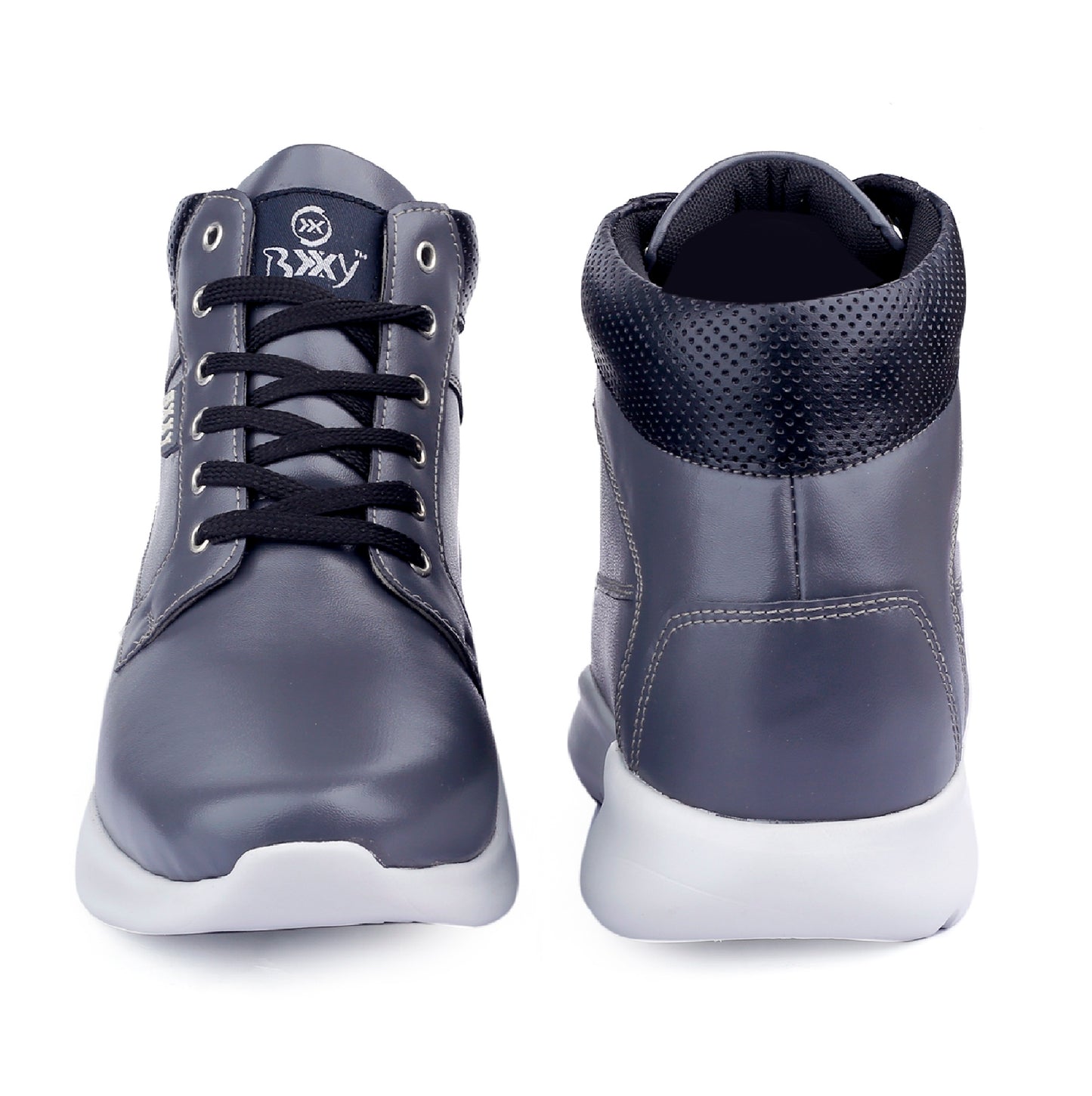 Bxxy's Men 3 Inch Hidden Height Increasing/Elevator Casual Lace-up Outdoor Sneaker Boot