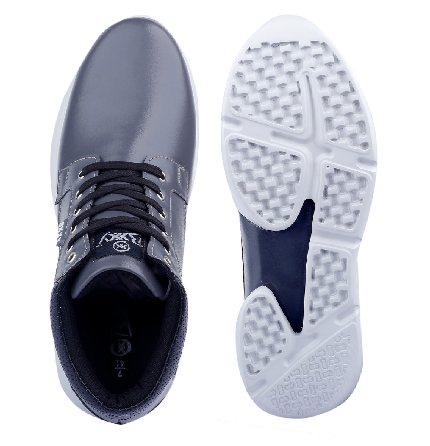 Bxxy's Men 3 Inch Hidden Height Increasing/Elevator Casual Lace-up Outdoor Sneaker Boot