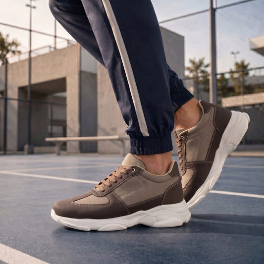 BXXY Mens Hidden Height Increasing Sports Shoes 9CM Lift Sneakers