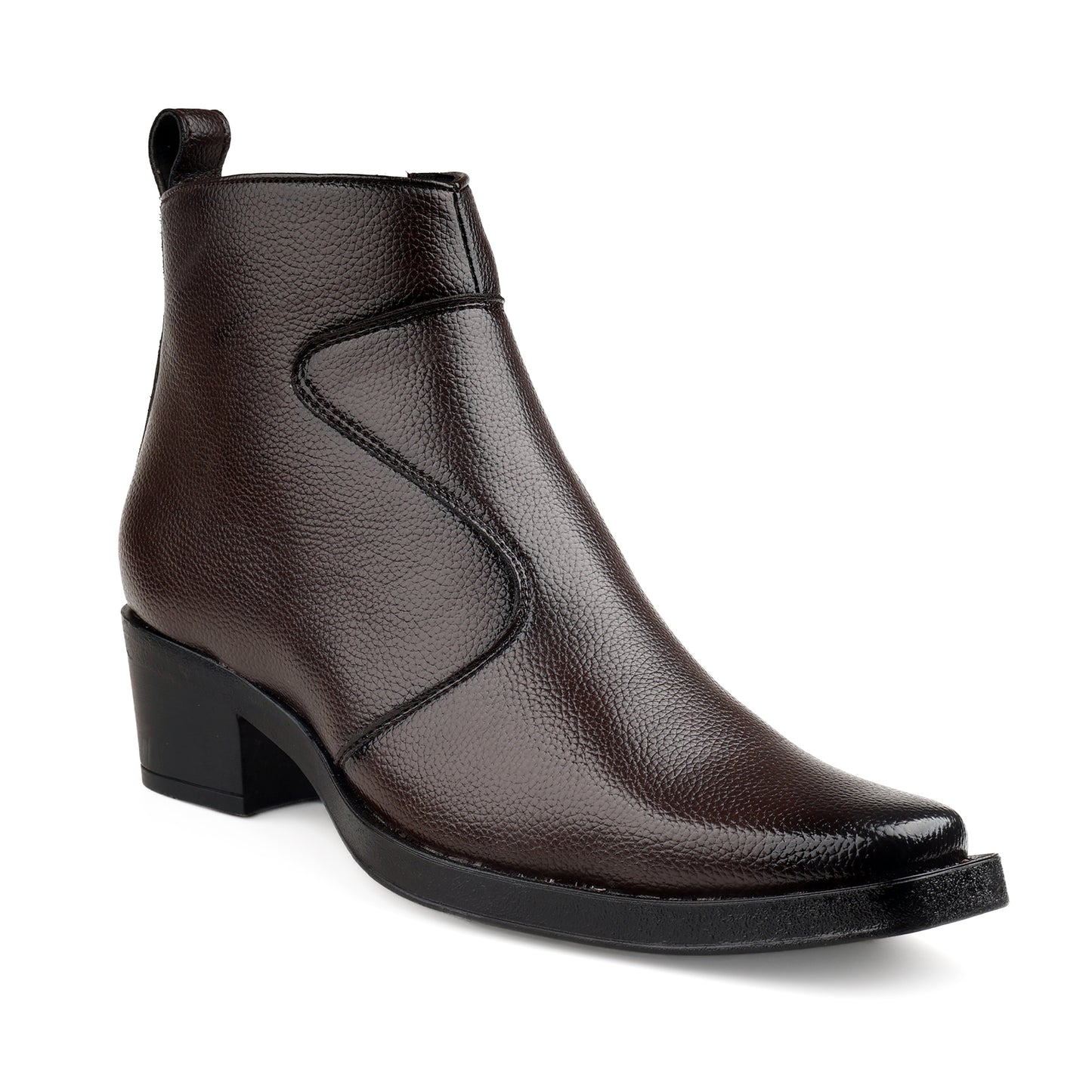 Bxxy Men’s 2 Inch Hidden Heel Height Increasing Boots