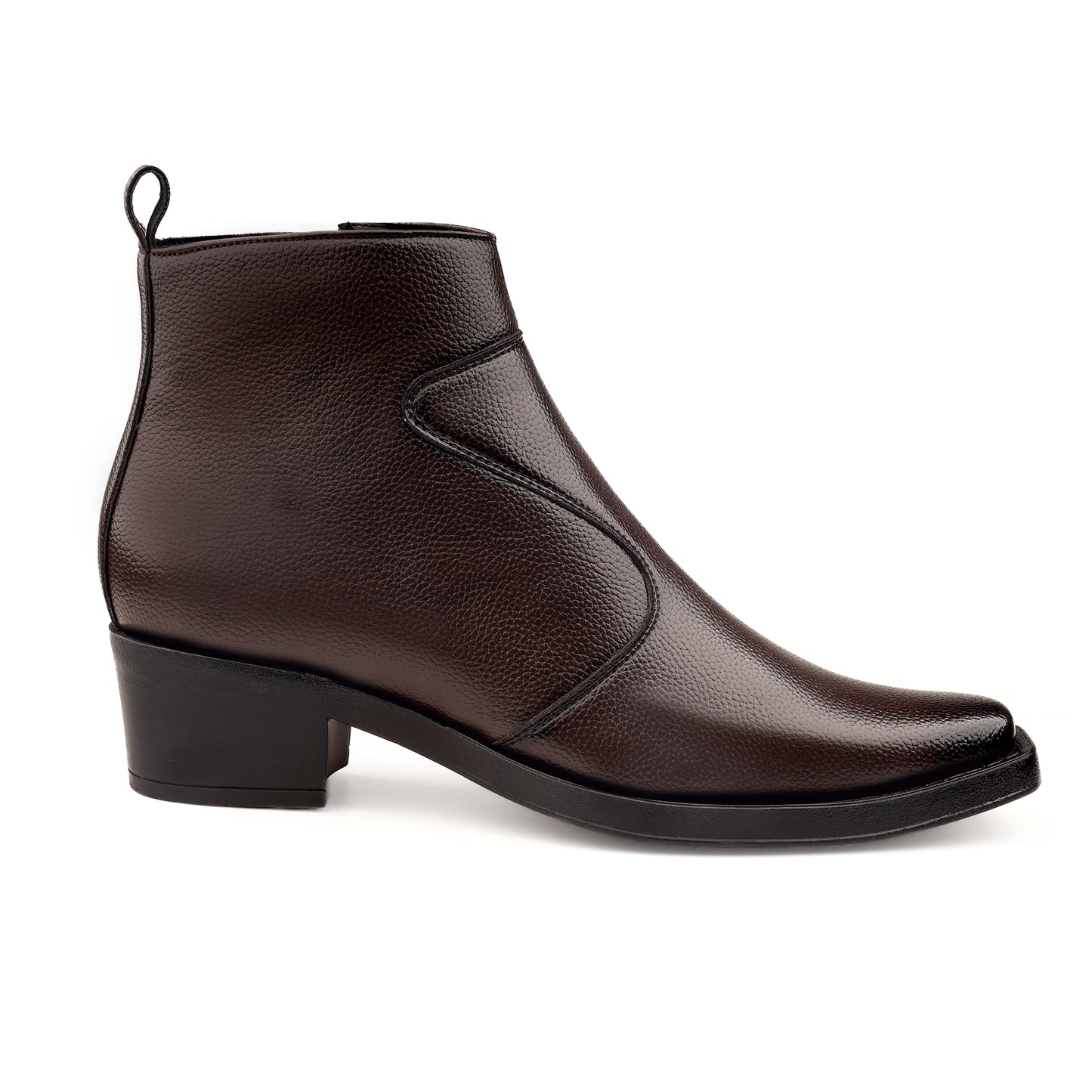 Bxxy Men’s 2 Inch Hidden Heel Height Increasing Boots