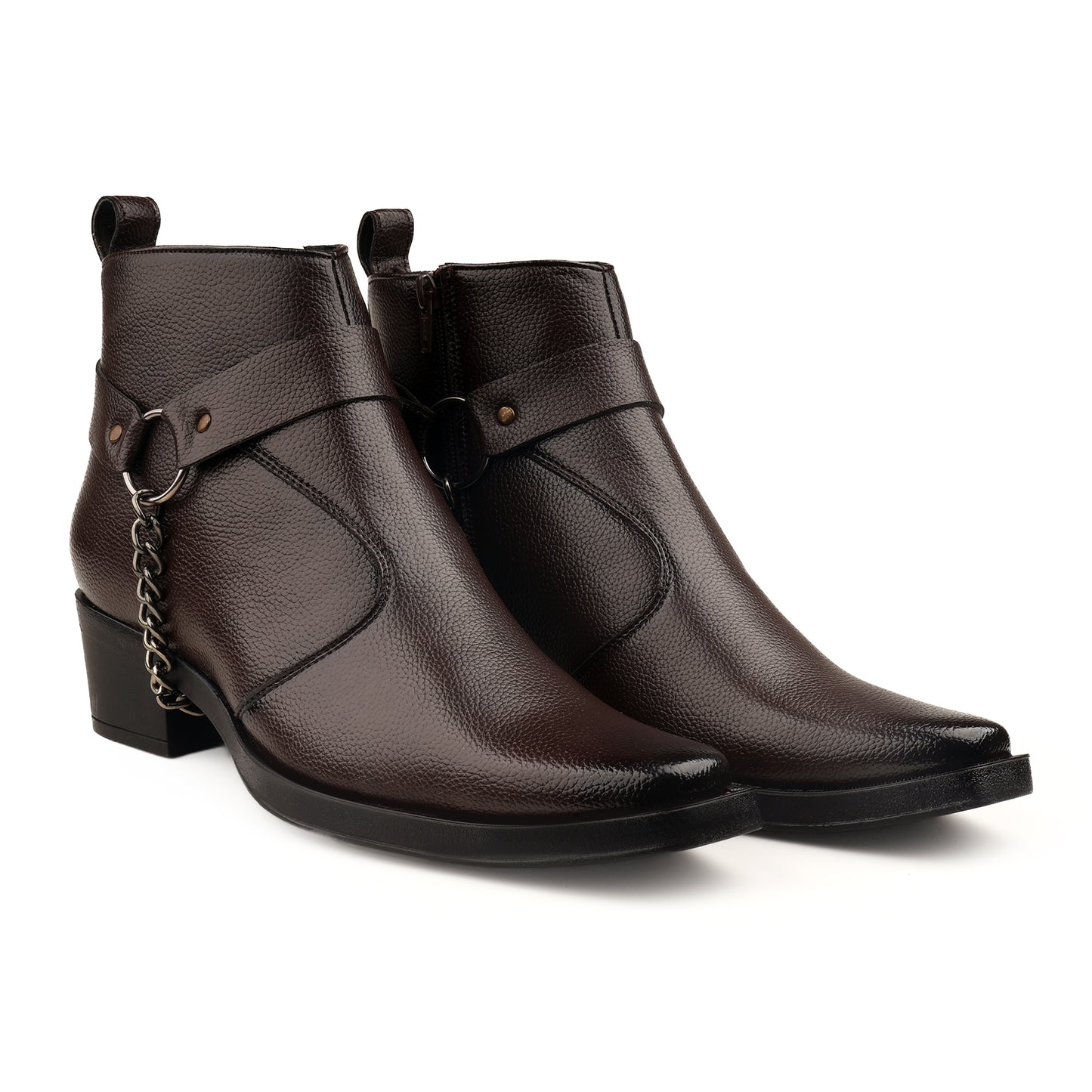 Stylish 2 Inches Heel Height Elevator Boots for Extra Confidence