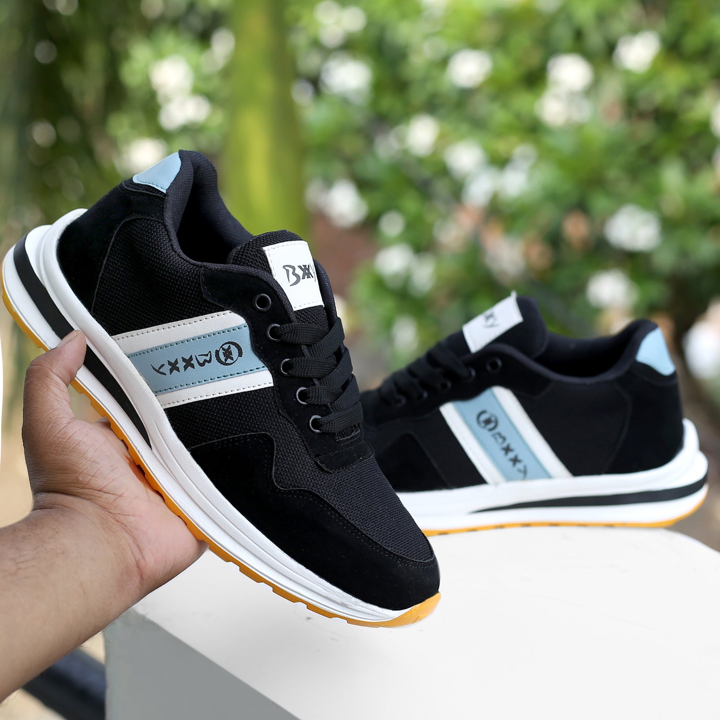 BXXY Men's New Casual Sports and Running Lace-Up Shoes