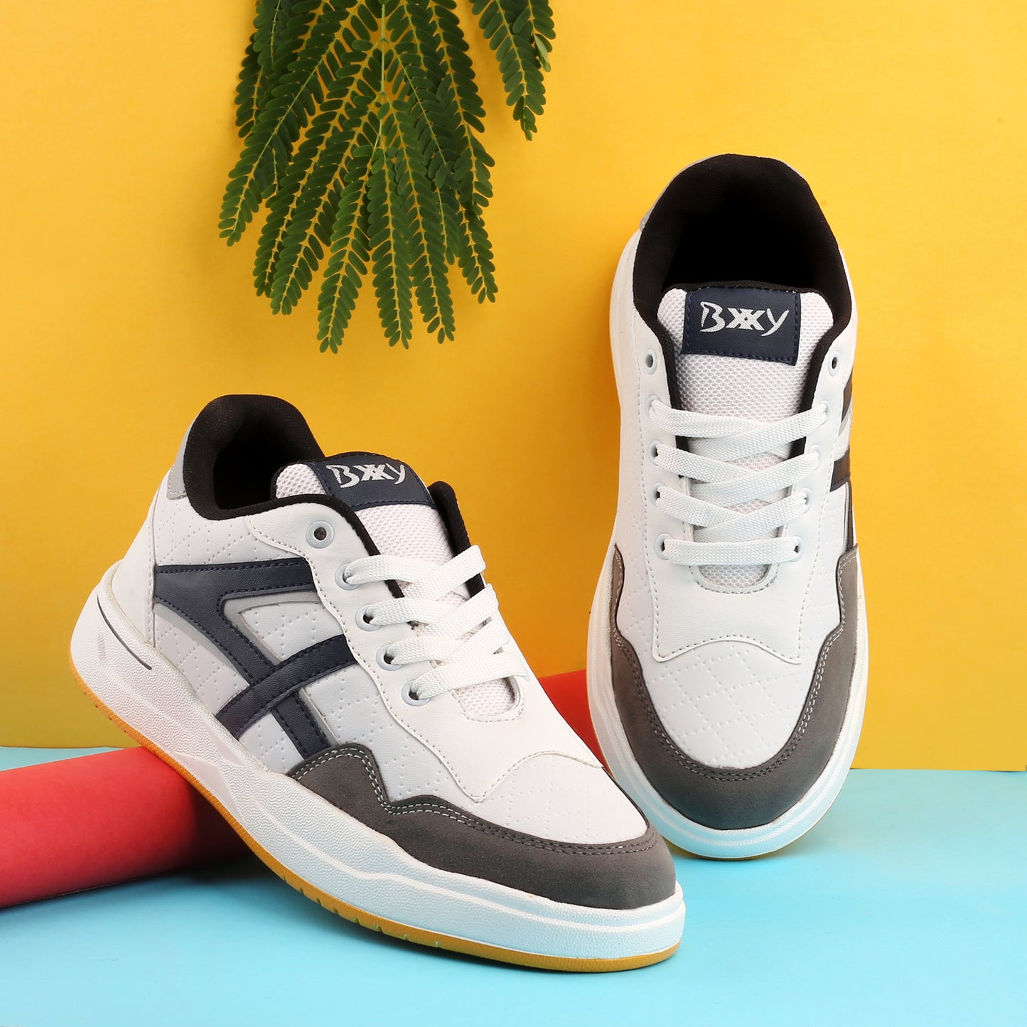 BXXY Men's New Casual Sports and Running Lace-Up Shoes