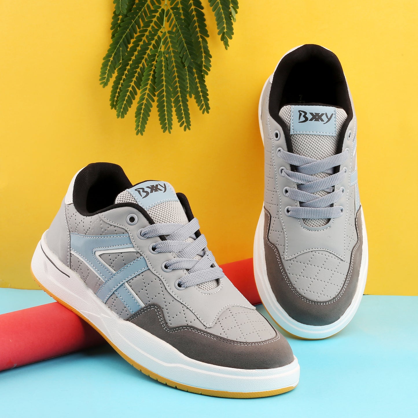BXXY Men's New Casual Sports and Running Lace-Up Shoes