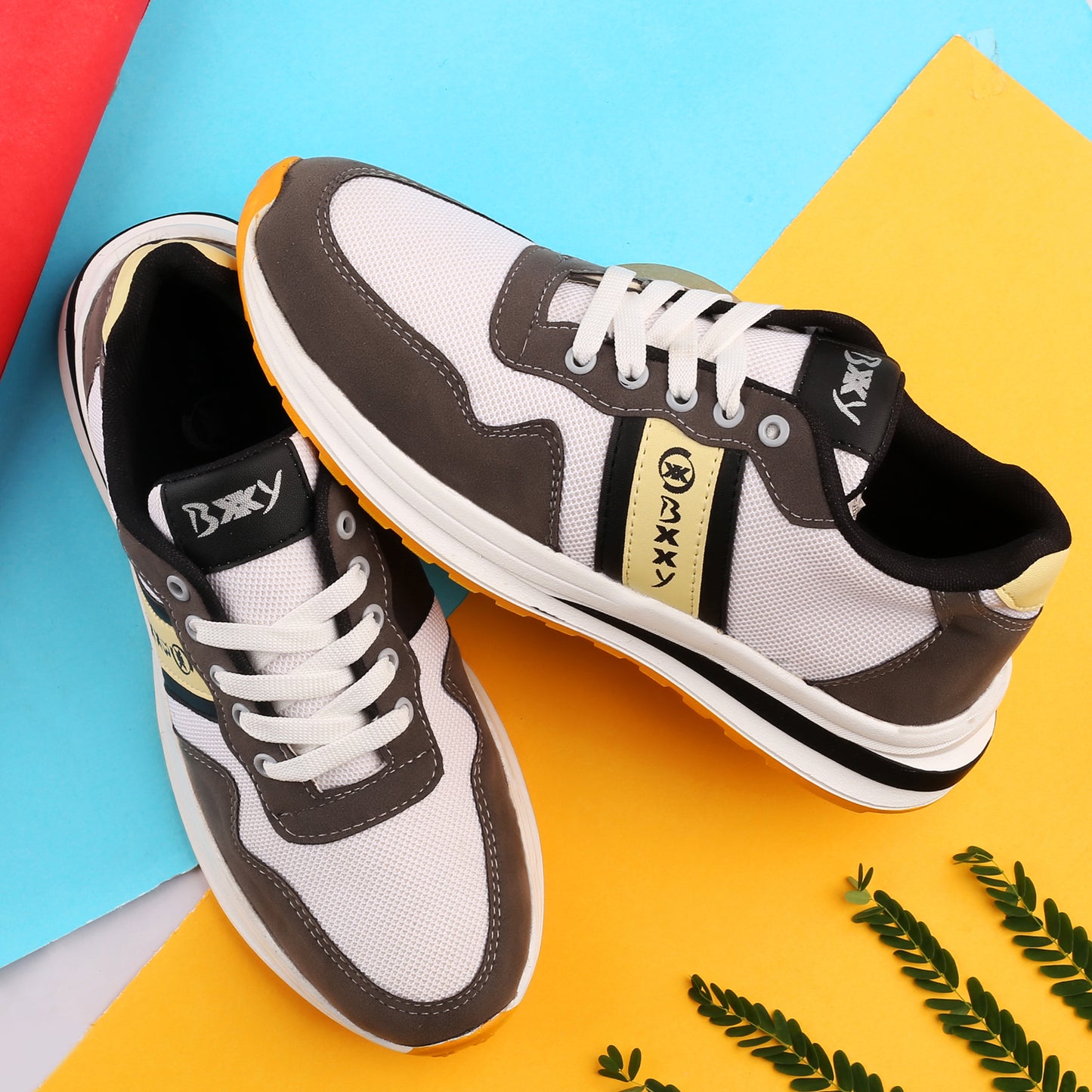 BXXY Men's New Casual Sports and Running Lace-Up Shoes
