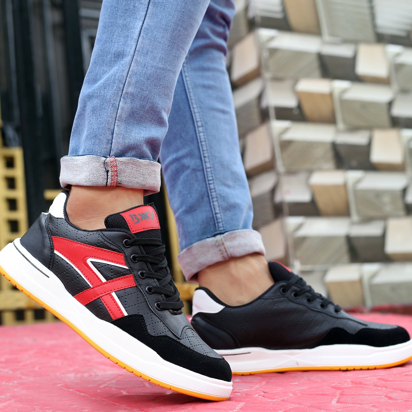 BXXY Men's New Casual Sports and Running Lace-Up Shoes