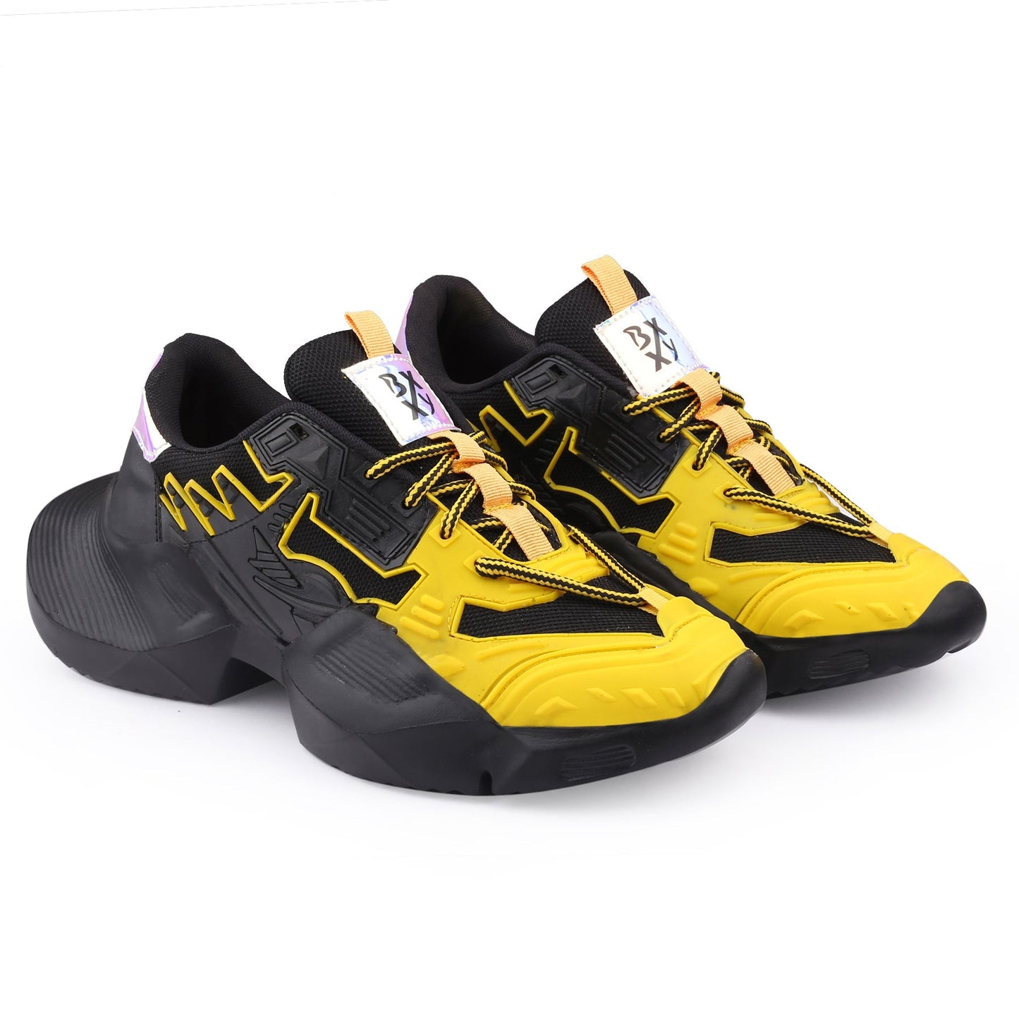 BXXY Mesh Material Casual Sports, Running Lace-Up Eva Shoes for Men
