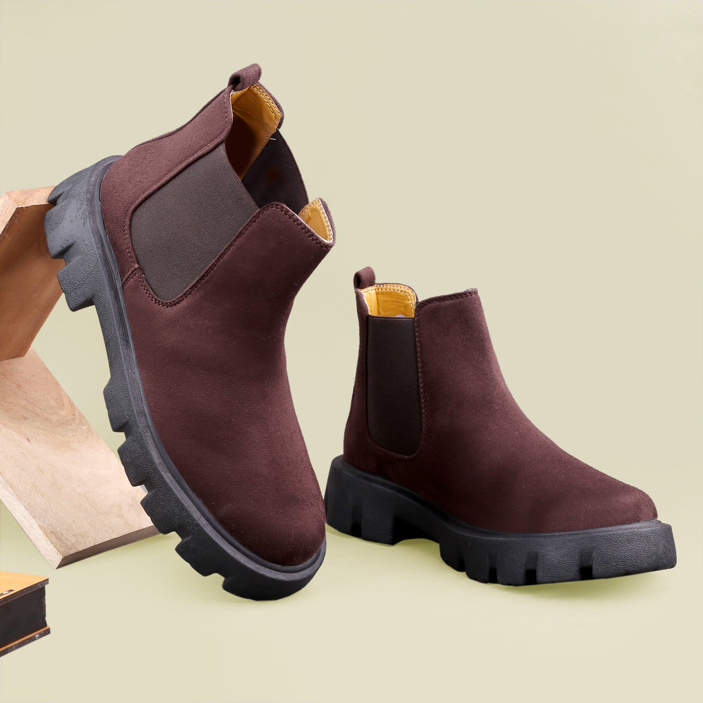 Bxxy's Designer Suede Boots For Men