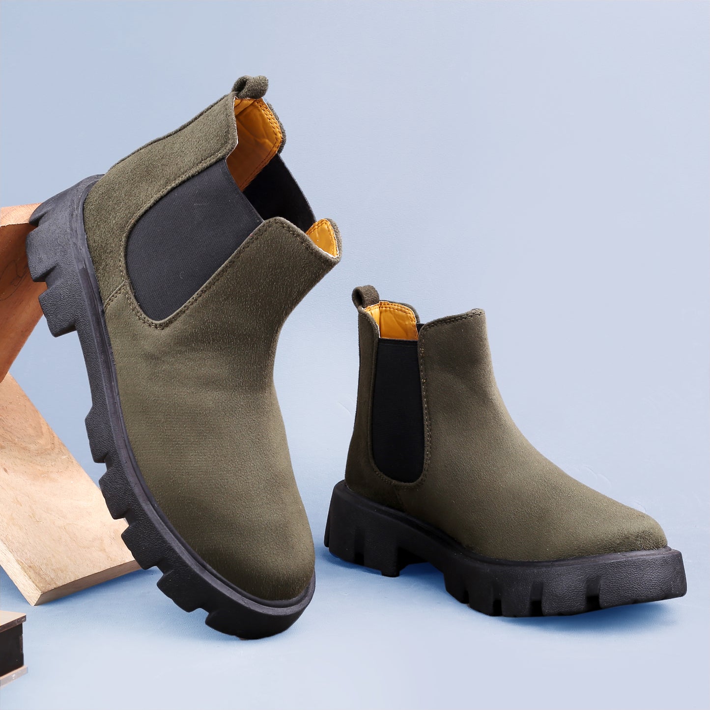 Bxxy's Designer Suede Boots For Men