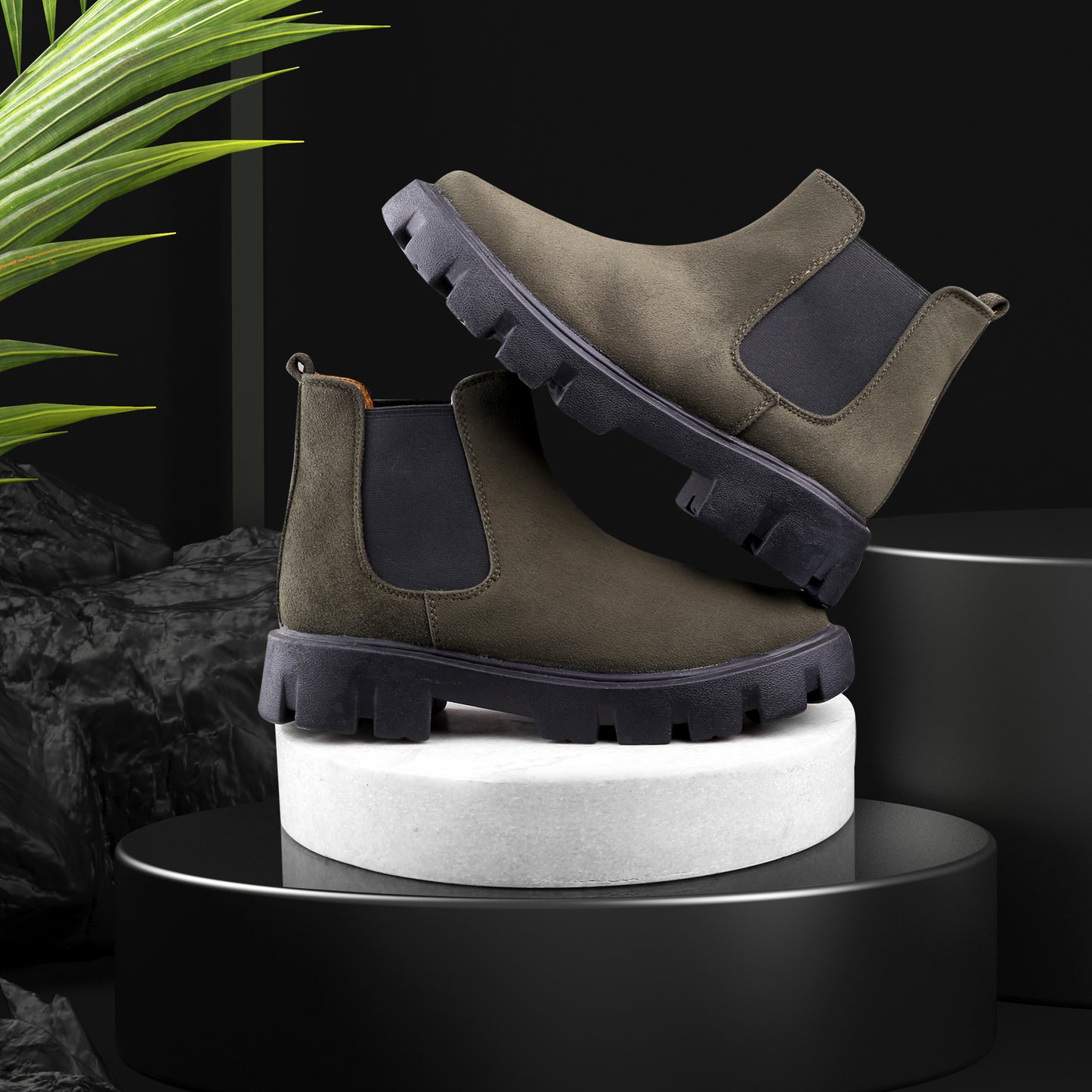 Bxxy's Designer Suede Boots For Men