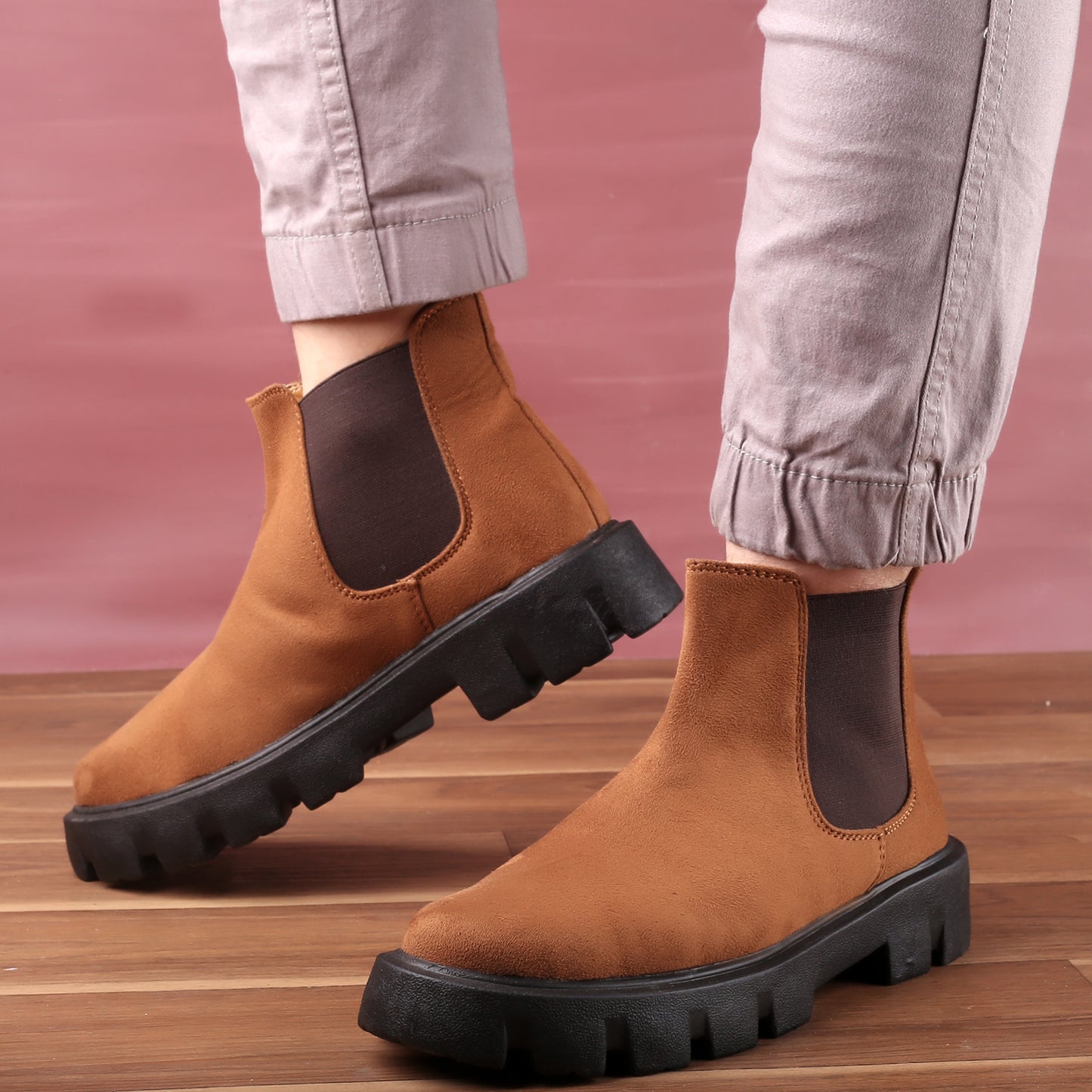 Bxxy's Designer Suede Boots For Men