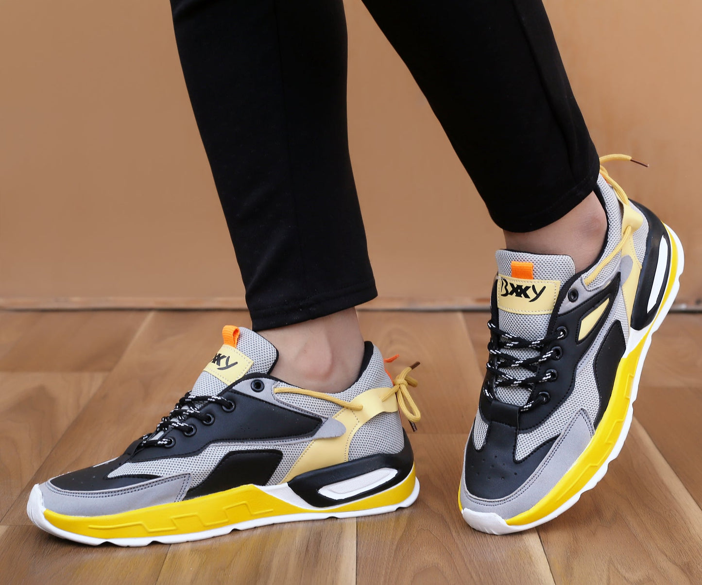 BXXY Men's latest Causal Sneakers And Sports Lace-Up Stylish Shoe with Eva Sole