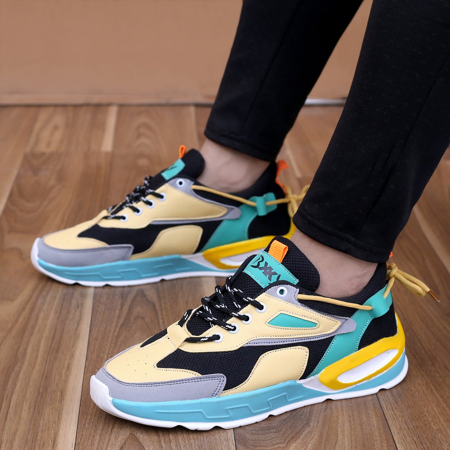 BXXY Men's latest Causal Sneakers And Sports Lace-Up Stylish Shoe with Eva Sole