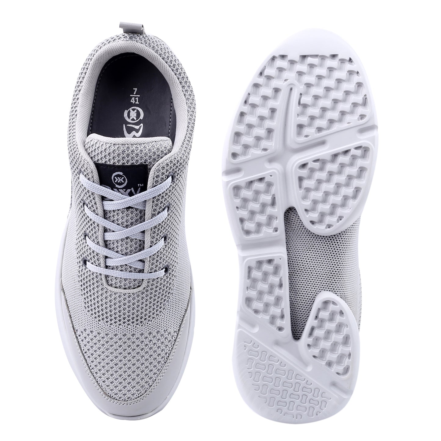 BXXY Men's 3 Inch Hidden Height Increasing Stylish Casual Sports Lace-Up Shoes with Eva Sole.