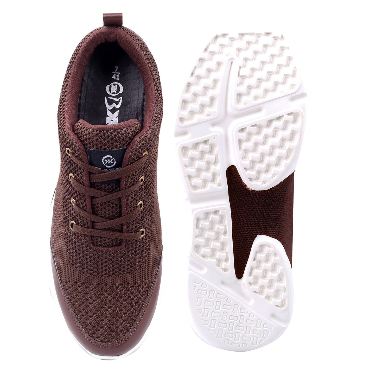 BXXY Men's 3 Inch Hidden Height Increasing Stylish Casual Sports Lace-Up Shoes with Eva Sole.