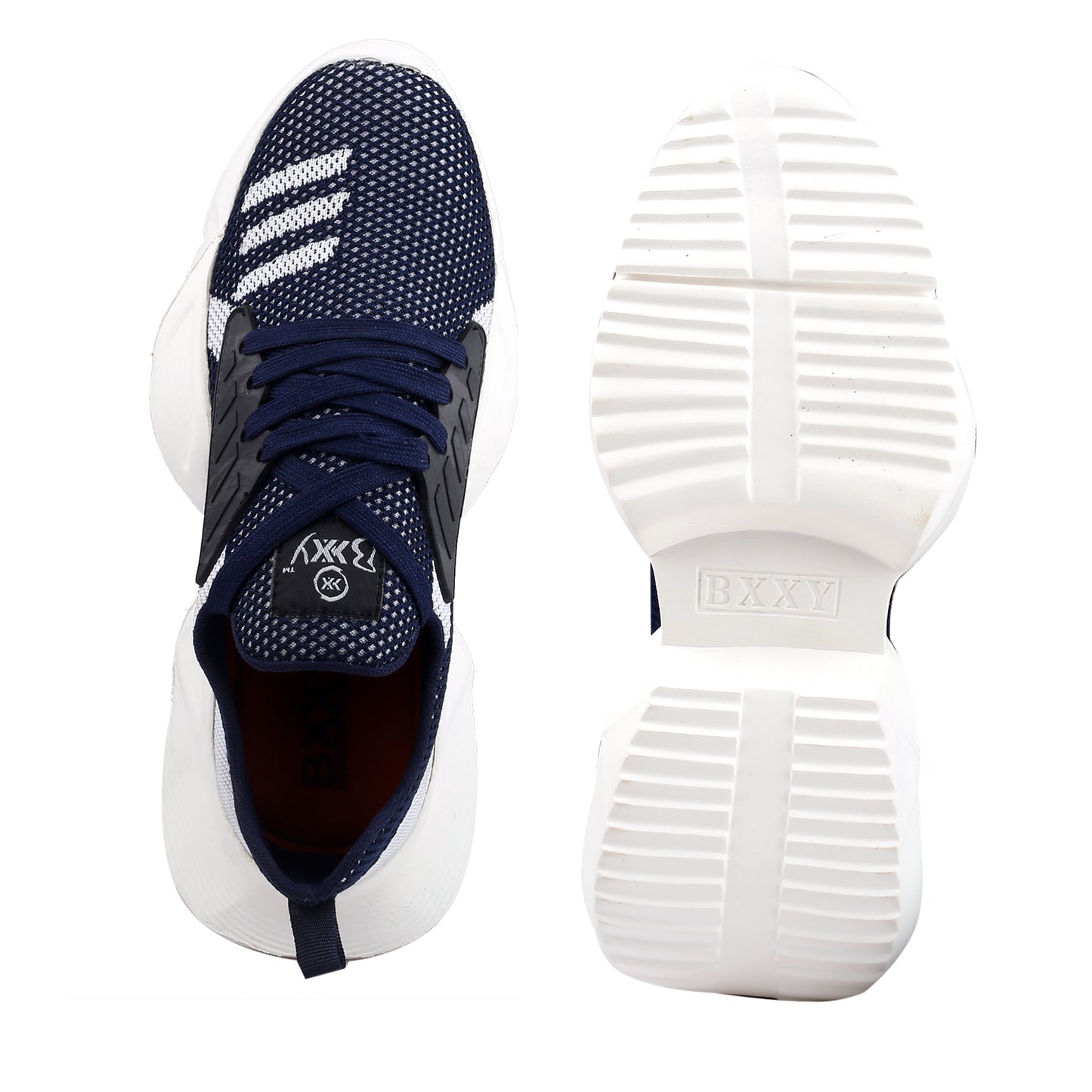 BXXY Mesh Material Casual Sports, Running Lace-Up Eva Shoes for Men