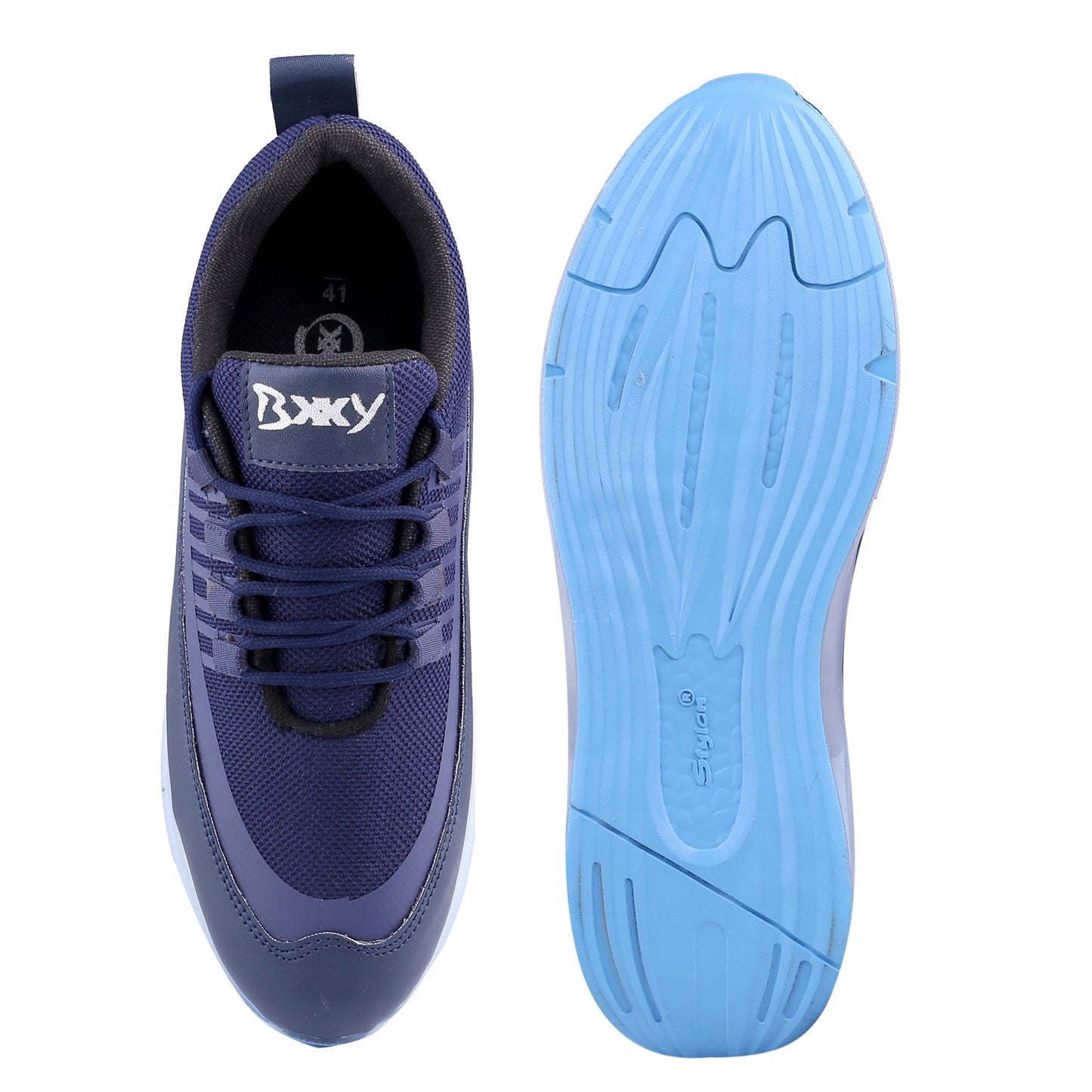 BXXY Men's 3 Inch Hidden Height Increasing Casual Sports Lace-Up Shoes with Airmix Sole.