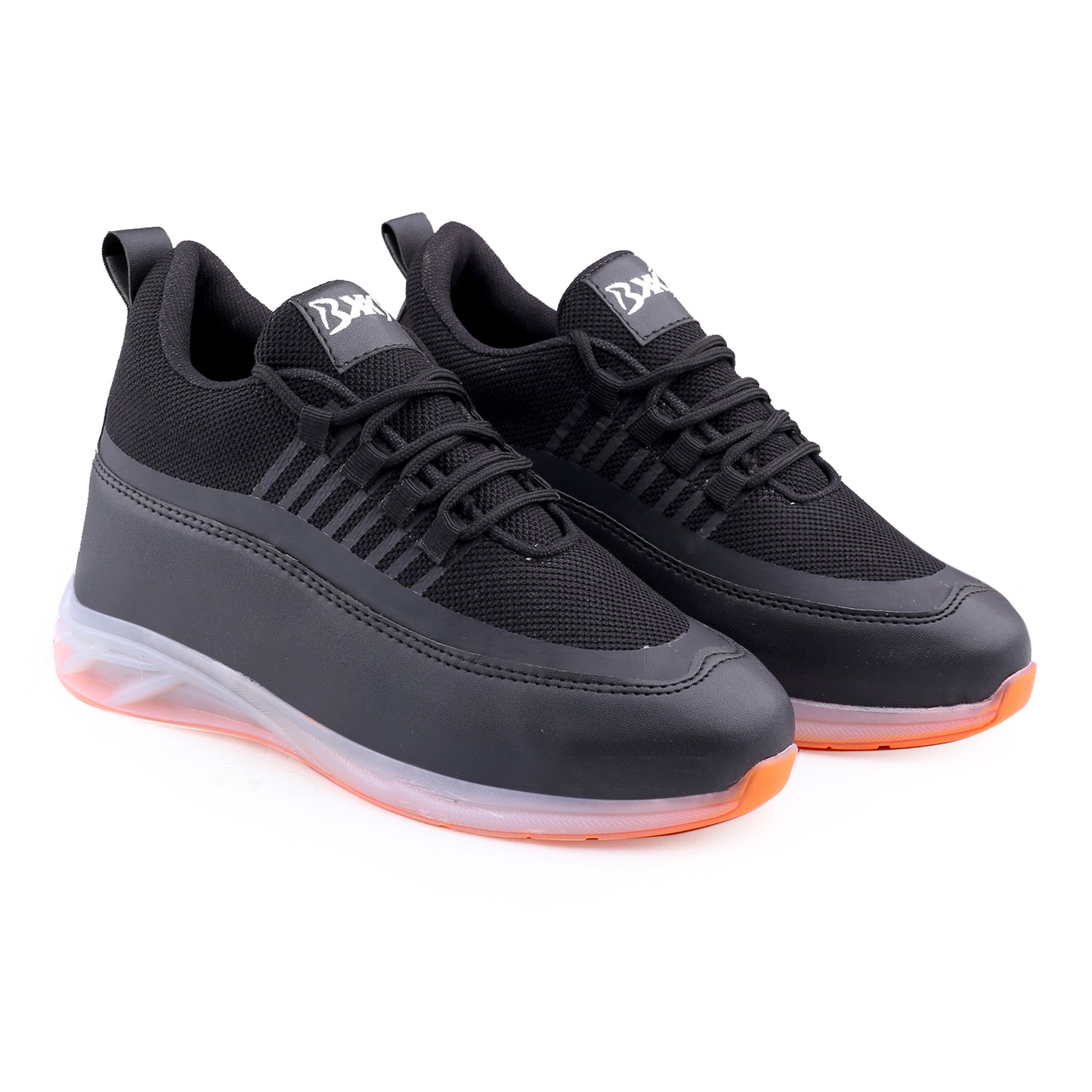 BXXY Men's 3 Inch Hidden Height Increasing Casual Sports Lace-Up Shoes with Airmix Sole.