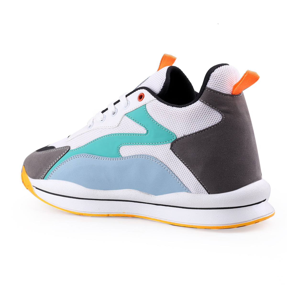 Bxxy Mens Stylish 3 Inch Hidden Height Increasing Casual Sports Lace Up Shoes