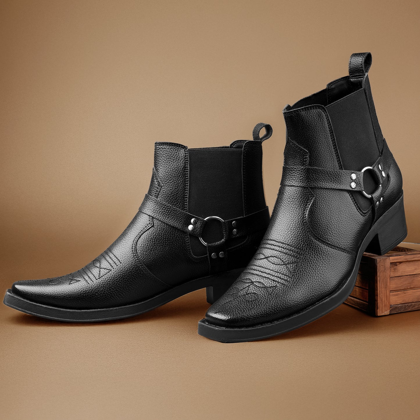 Bxxy Men’s 2 Inch Height Increasing Boots