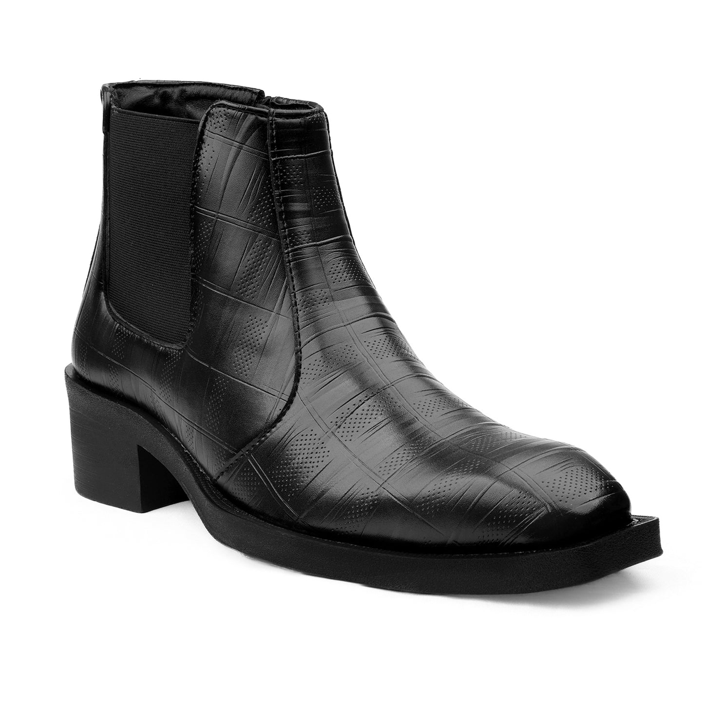 Men’s 2-Inch Height Increasing Boots, Premium Comfort & Stylish Lift