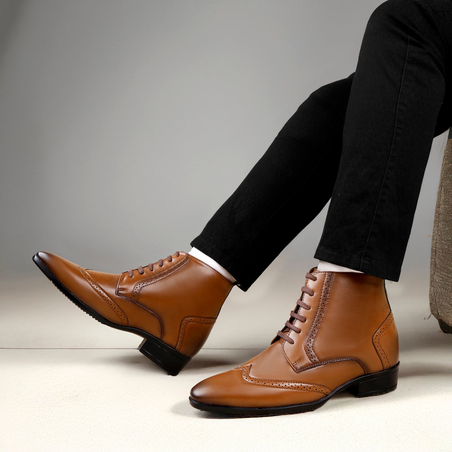 Men's 3.5 Inches(9CM) Hidden Height Increasing Classic Boot