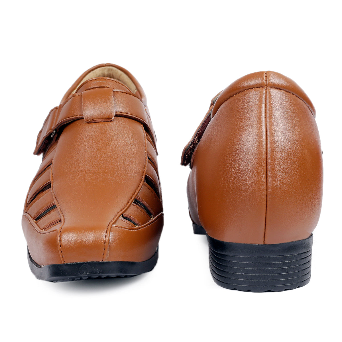 Men's 3 Inch Hidden Height Increasing Elevator Velcro Sandals