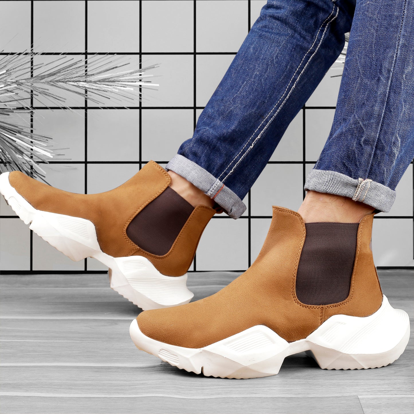 BXXY Suede Material Latest Casual Chelsea Boot For Men