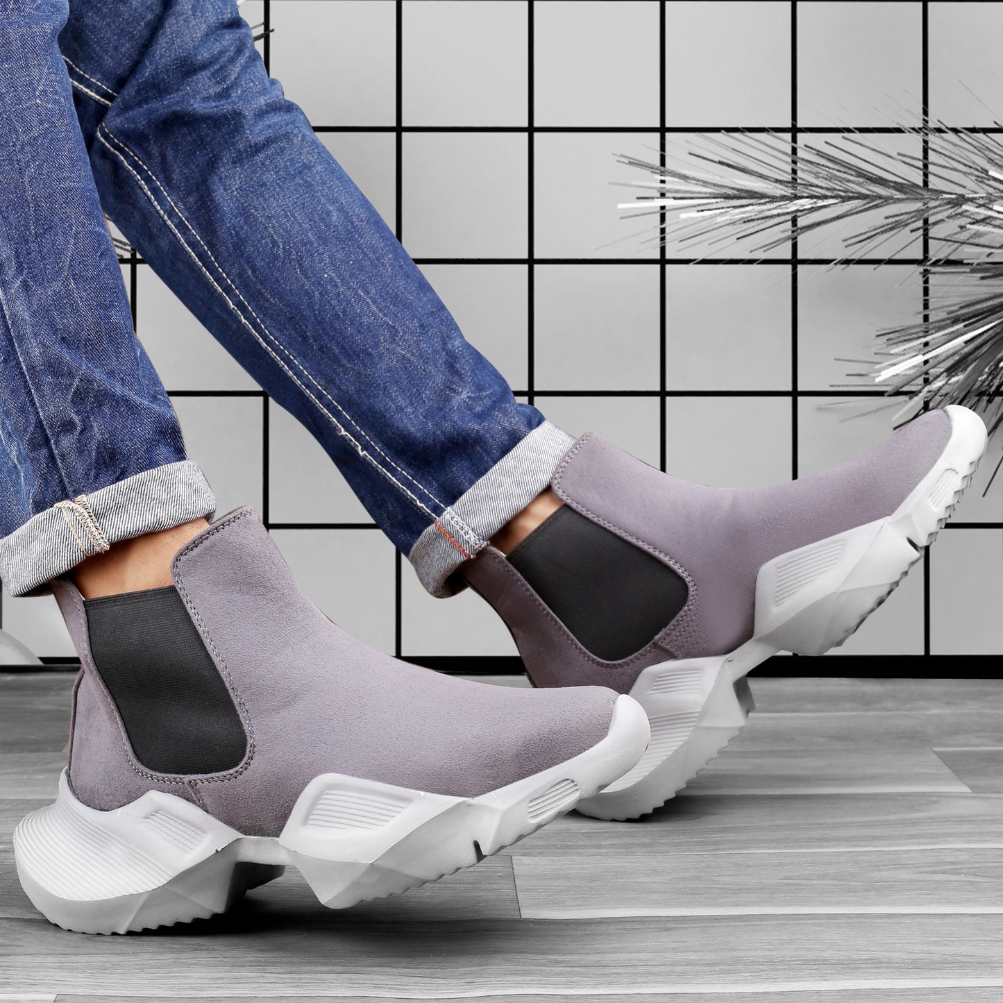 BXXY Suede Material Latest Casual Chelsea Boot For Men